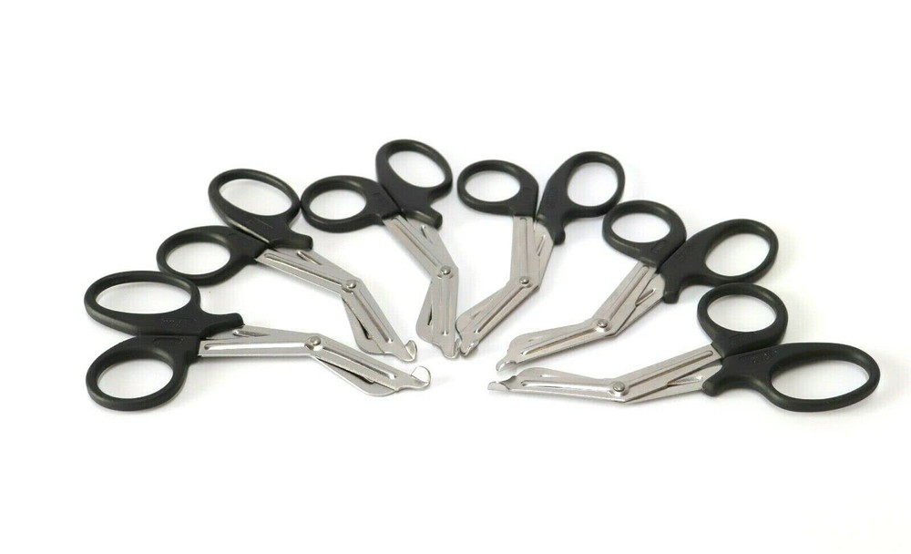 Utility Scissors Blue Plastic Handle,19 Cm 6-PC Set