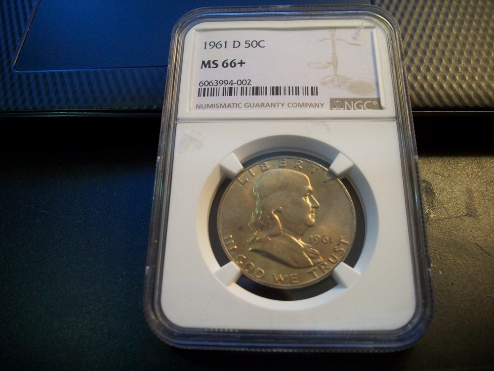 1961 D Franklin Half Dollar  MS66+ NGC certified