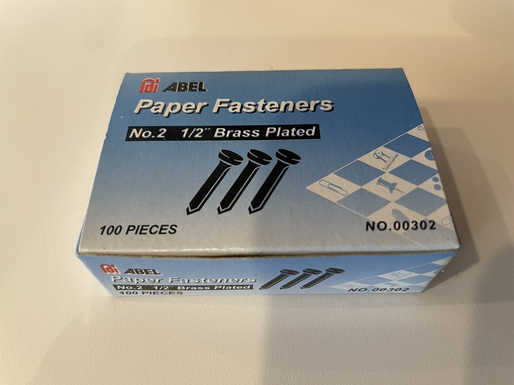 abel brass paper fasteners