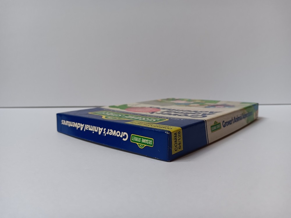 Commodore 64/128 Grovers Animal Adventure Computer Game Software Tested/Works