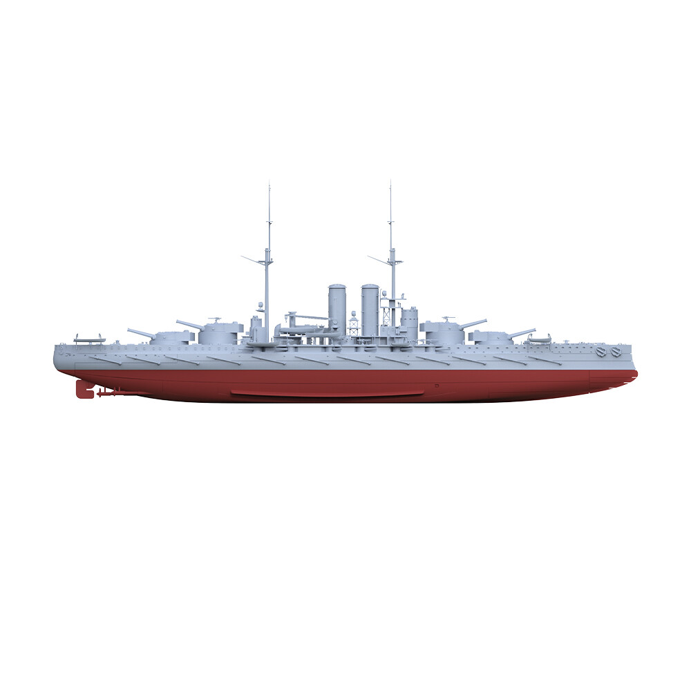 SSMODEL 1/2000 SMS Viribus Unitis Battleship WOW