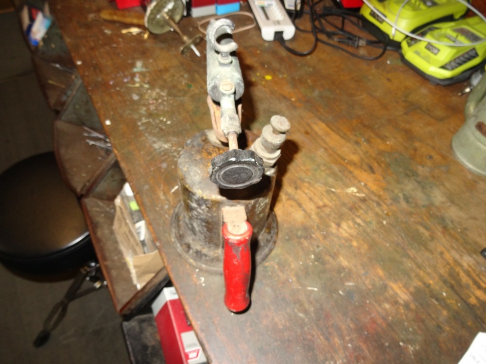 VINTAGE TURNER BRASS WORKS BLOW TORCH