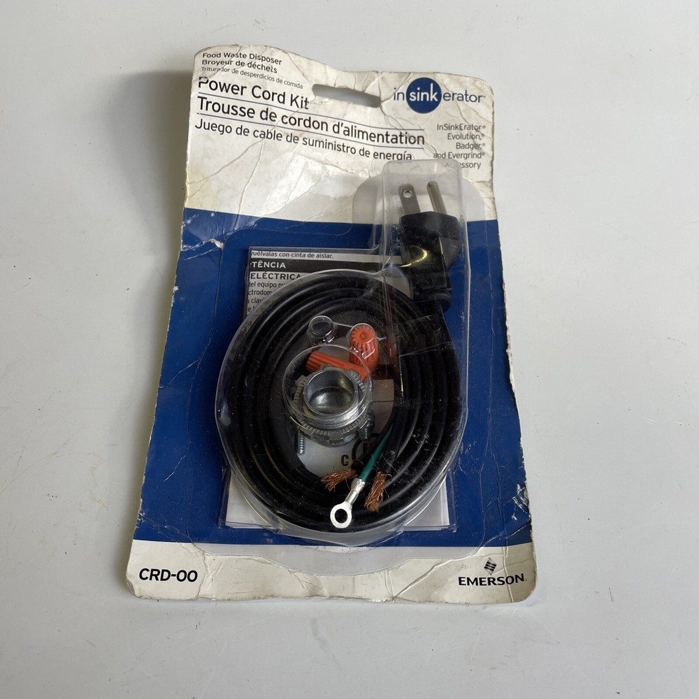 InSinkErator CRD-00 Power Cord Kit for InSinkErator Badger Evolution Emerson