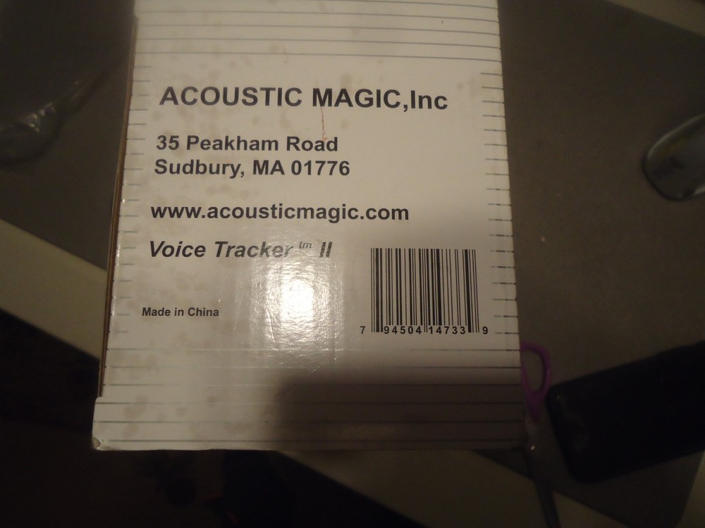 Acoustic Magic Voice Tracker II Array Microphone with Edcor ModelS2M Match Maker