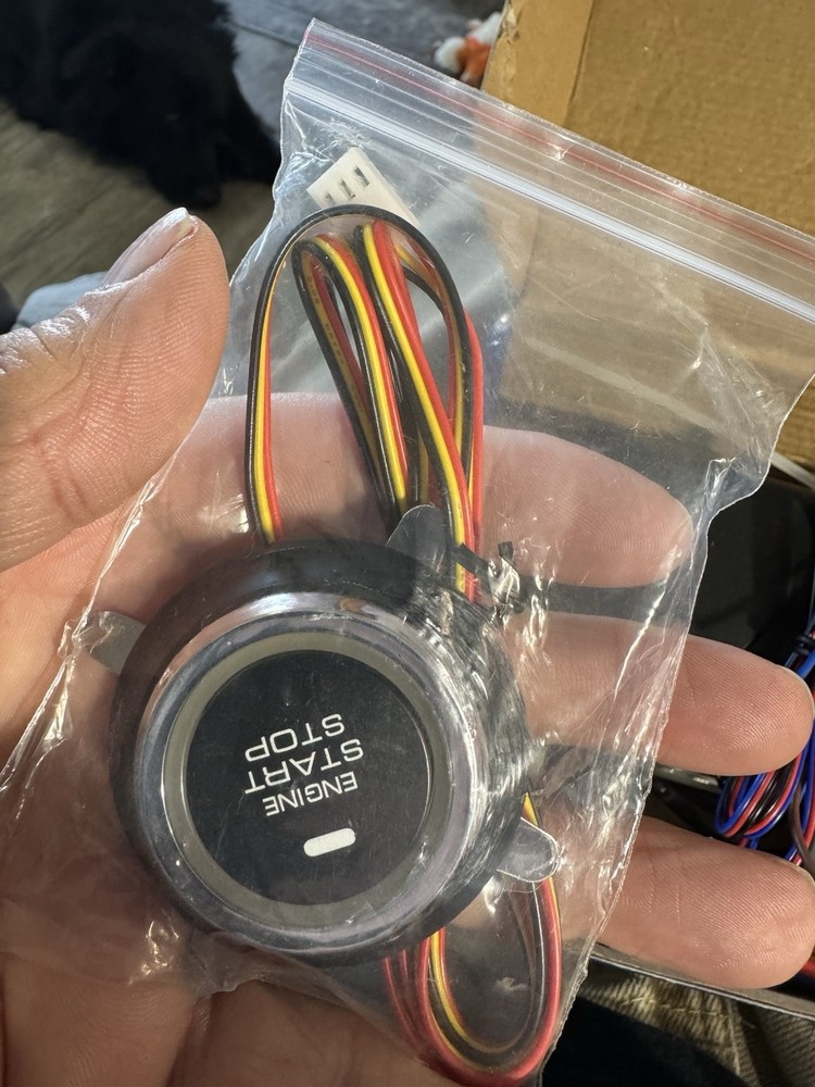 Car Keyless Entry Security Alarm System with Remote Engine Start and Push to....