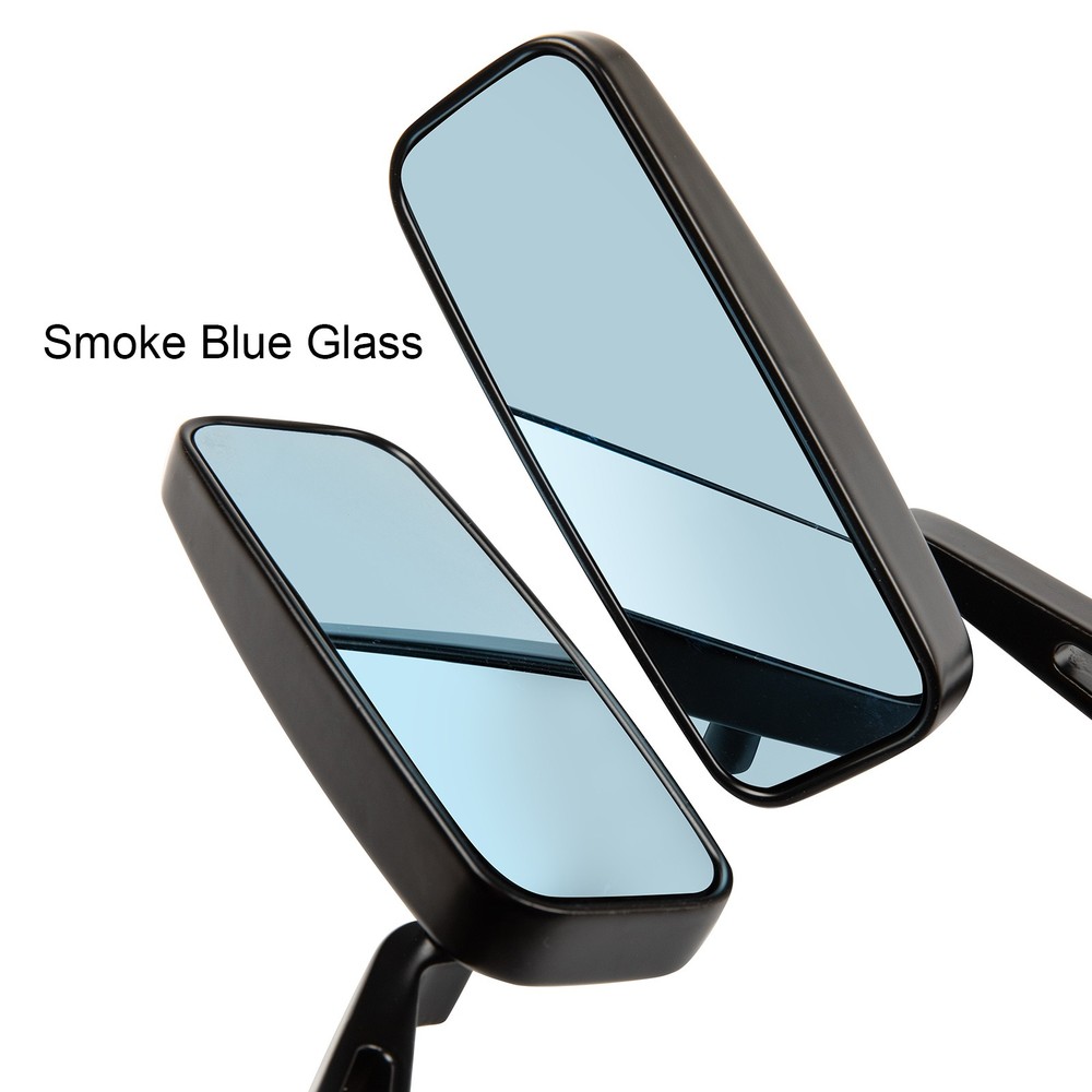 For Buell XB9S Lightning Black US Rectangular Motorcycle Rear View Side Mirrors