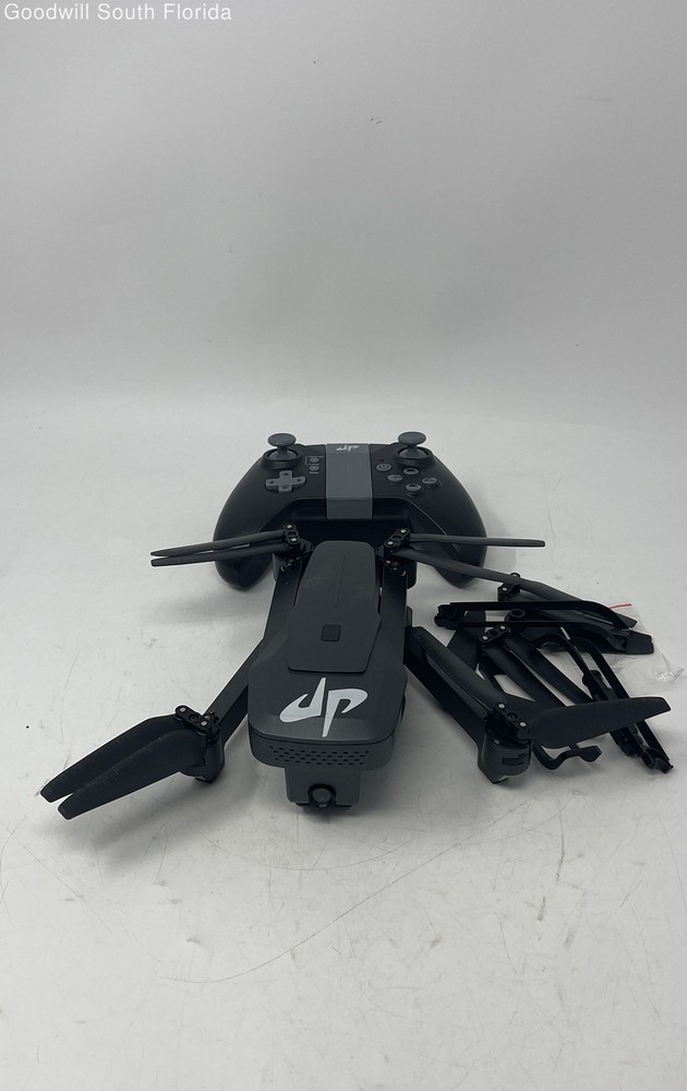 DP Black Foldable Remote Control Mini Quadcopter Drone With Accessories