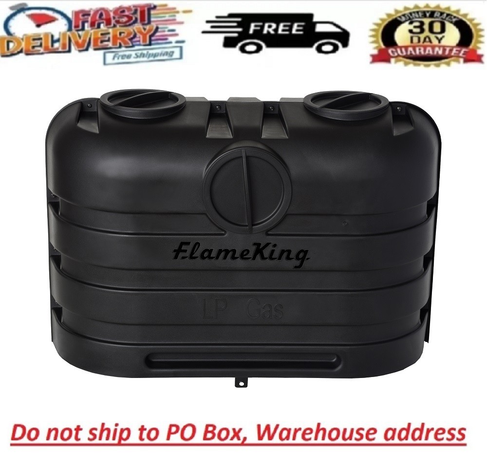 Heavy Duty Dual 20 Lb LP Propane Tank Plastic Cover For RV,Travel Trailer,Camper