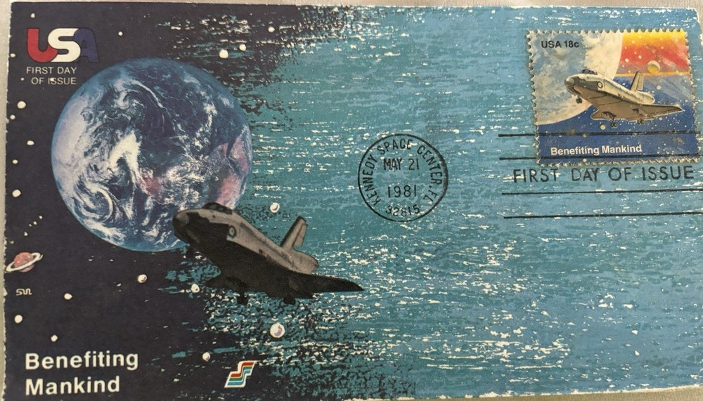 1981 Space Achievement Shuttle in Space
