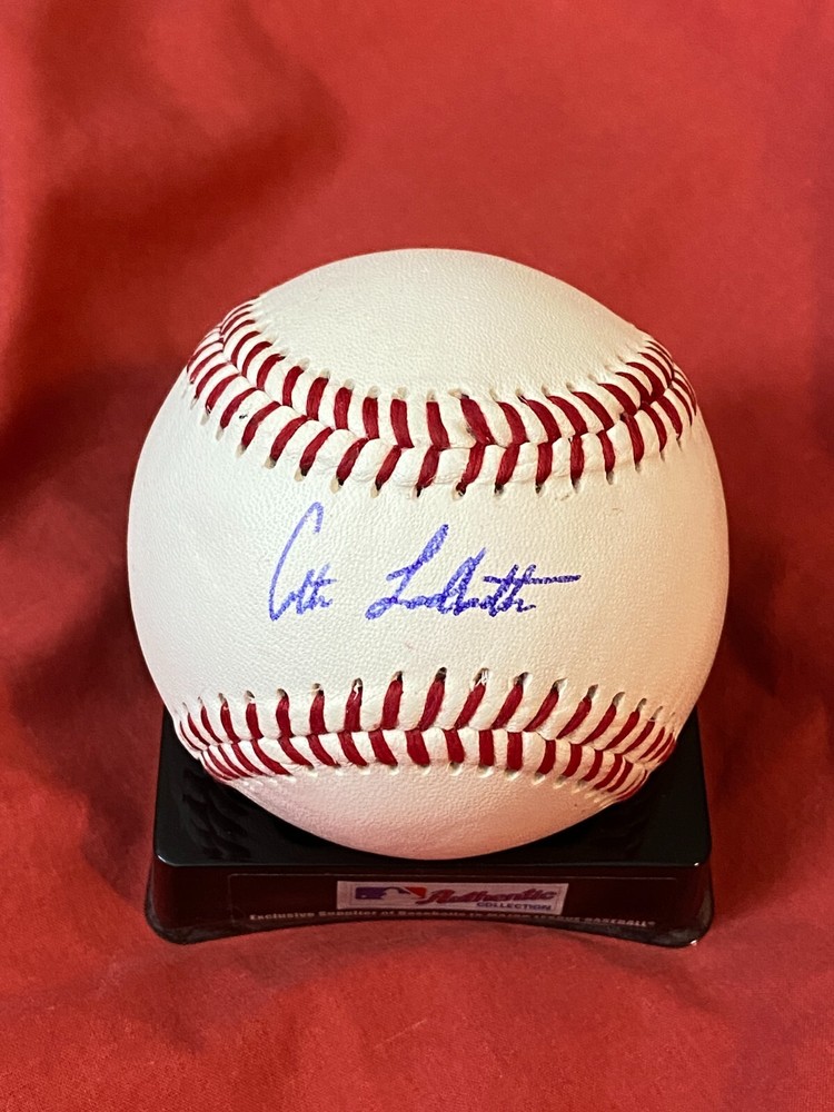 COLTON LEDBETTER AUTOGRAPHED SIGNED BASEBALL TAMPA BAY RAYS COA
