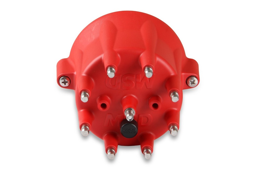 MSD Red Distributor Cap And Rotor Kit Includes PN 8433 PN 8467