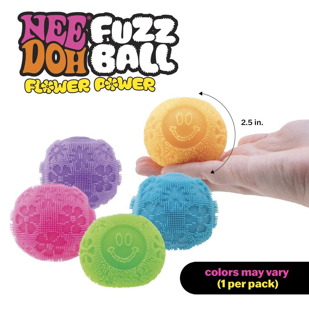 NeeDoh Fuzz Ball Flower Power