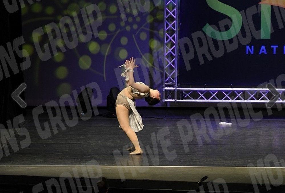 XL lyrical contemporary dance costume