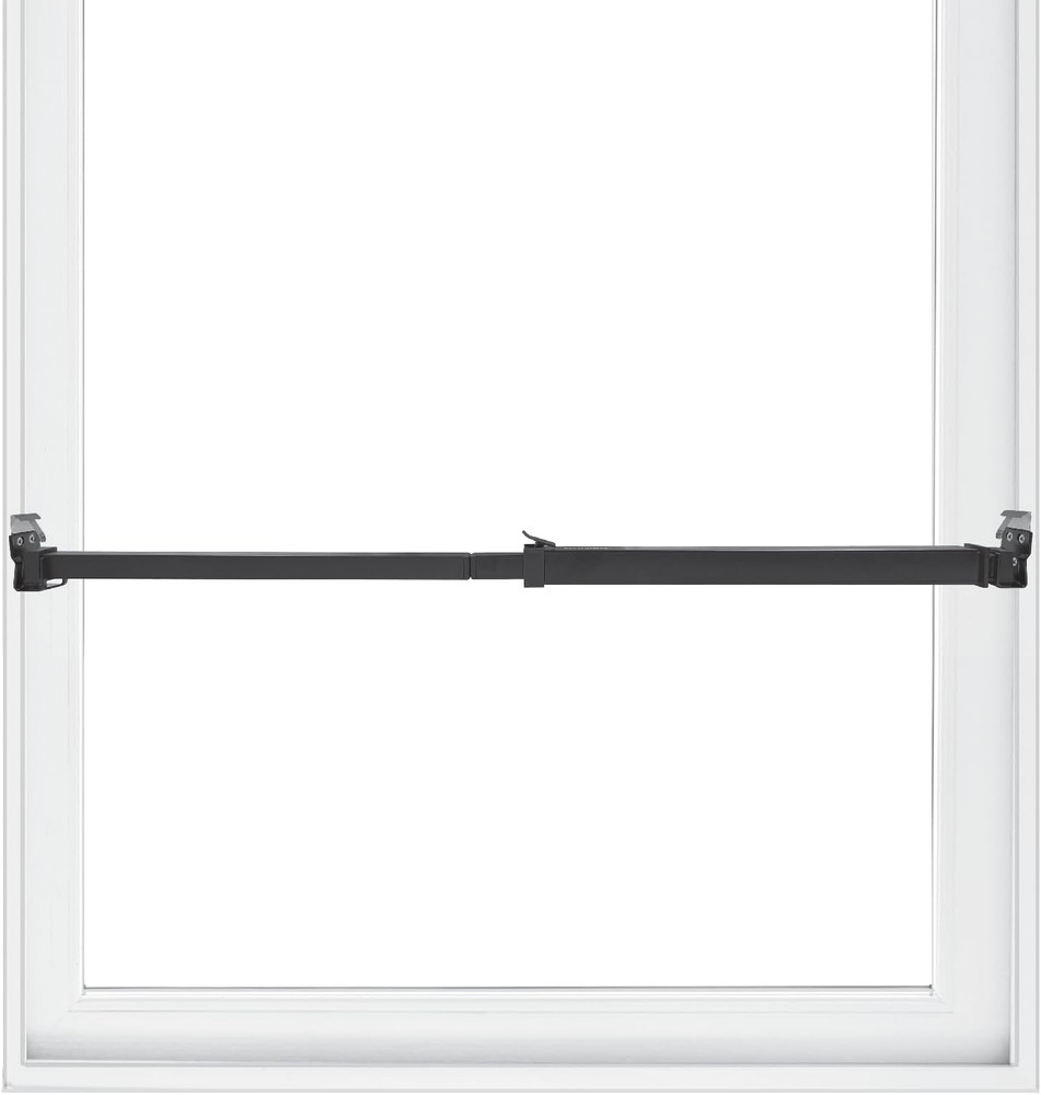 Window Security Bar - Easy Install for Horizontal/Vertical Windows - Adjustable