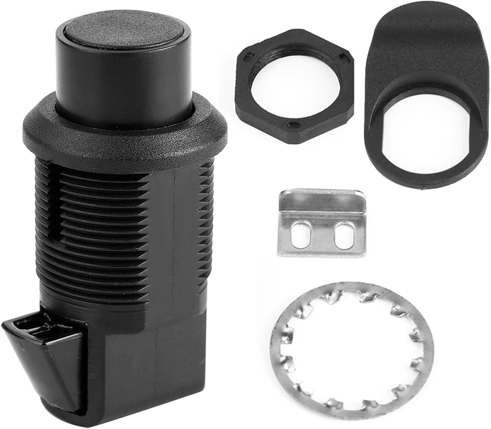 ABS Plastic Push Button Latch Low Pitch Push Catch Holder Mechanism Snap