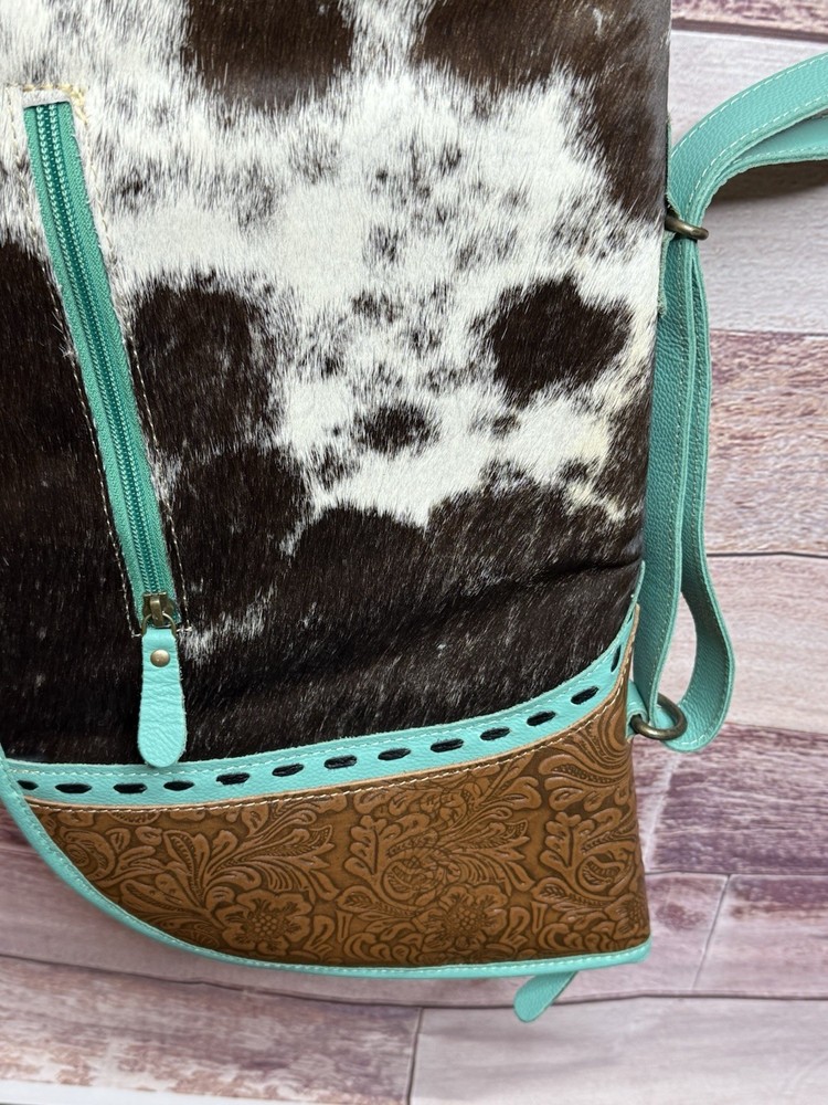 MYRA ~ TURQUOISE ~ LEATHER ~ COWHIDE ~ SOFT ~ RIFLE ~ STORAGE ~ CASE