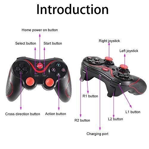 Control de juego recargable para celular android iPhone gamepad con Bluetooth