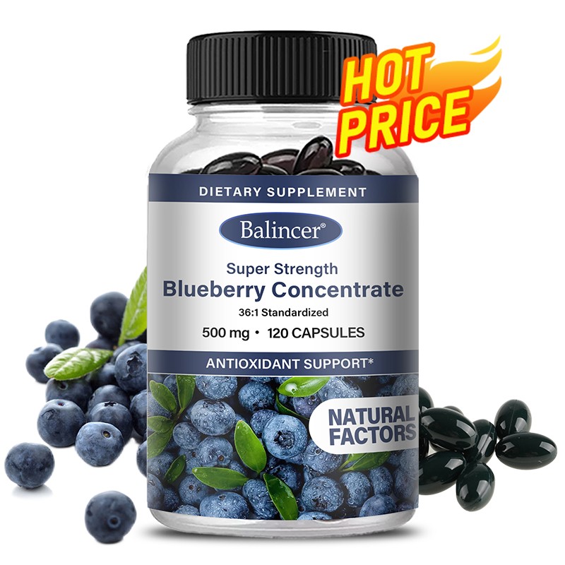 120 Capsule Extra Strong Blueberry Concentrate 36:1 enhances Visual Function