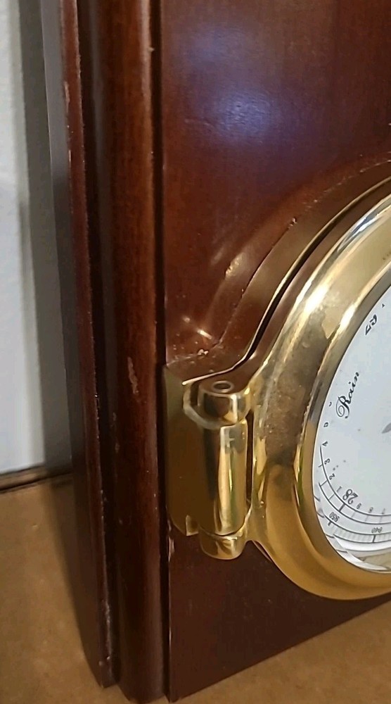 Weens And Plath Ships Clock And Barometer