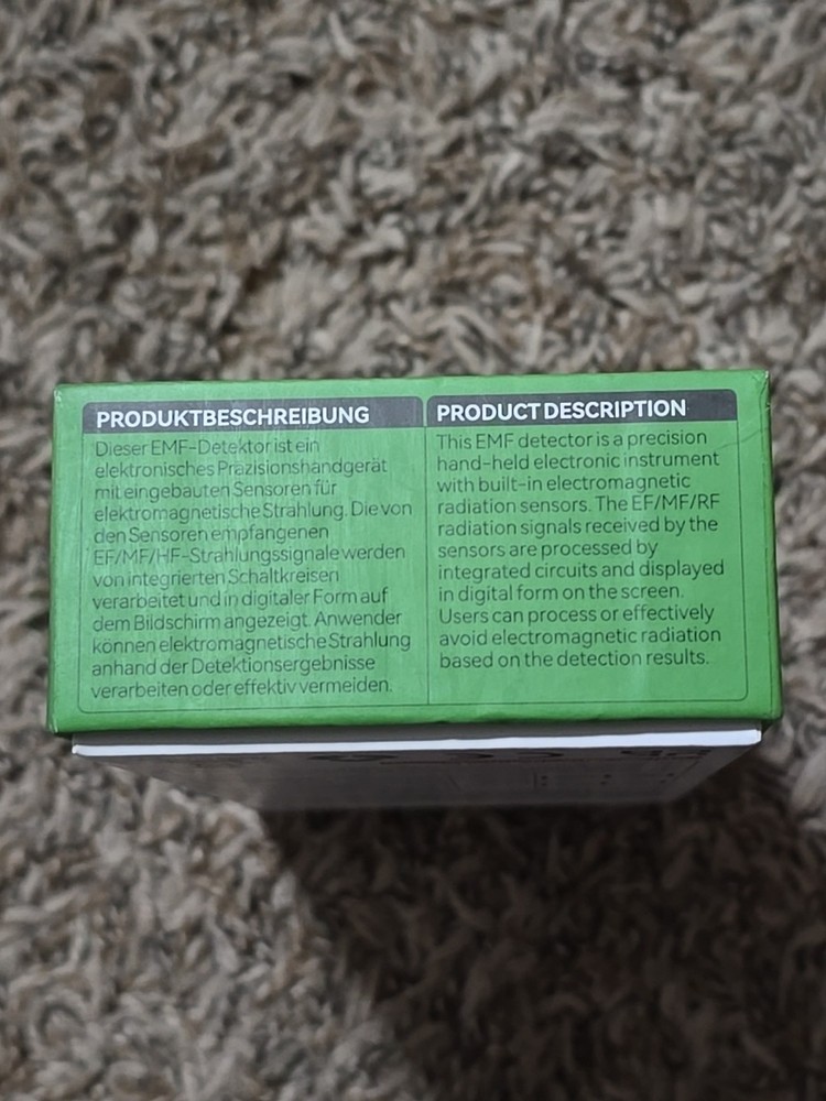 EMF Meter Detector By RDINSCOS Sealed Box Electromagnetic 3-1 Detector RD630C