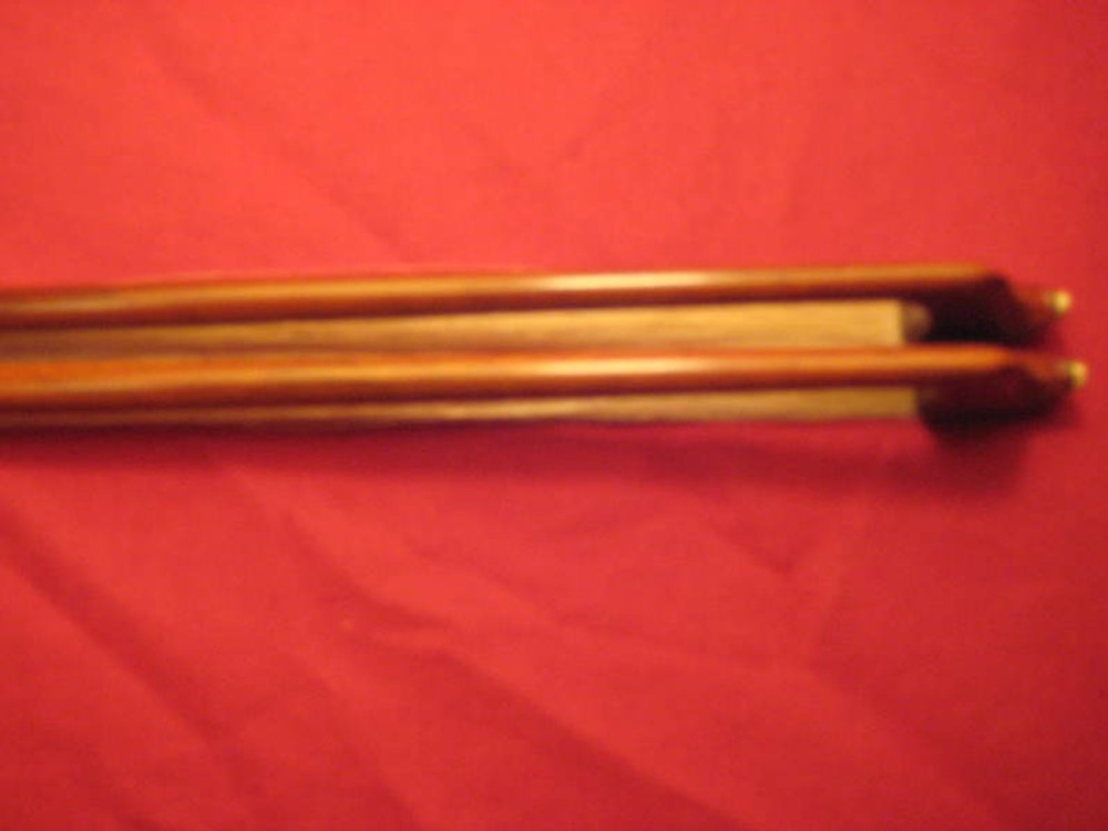 4/4Pernambuco Violin Bow Ebony Frog,Silver Mounted[2PC]
