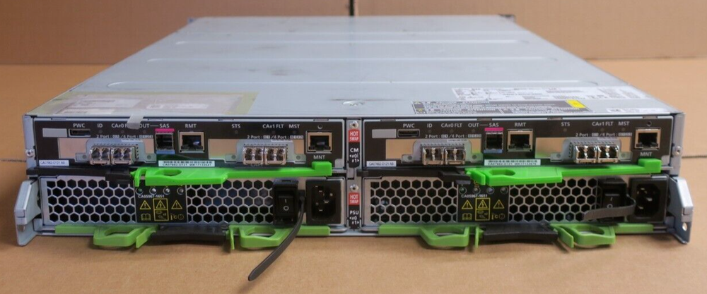 Fujitsu Eternus DX200 S3 24Bay Disk Array 2x Controller Module with 4x FC-2P-16G
