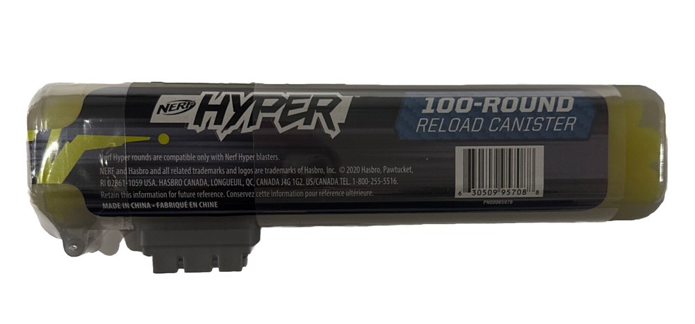 NERF Hyper 100-Round Refill Canister ,Easy Reload Canister NEW NIB