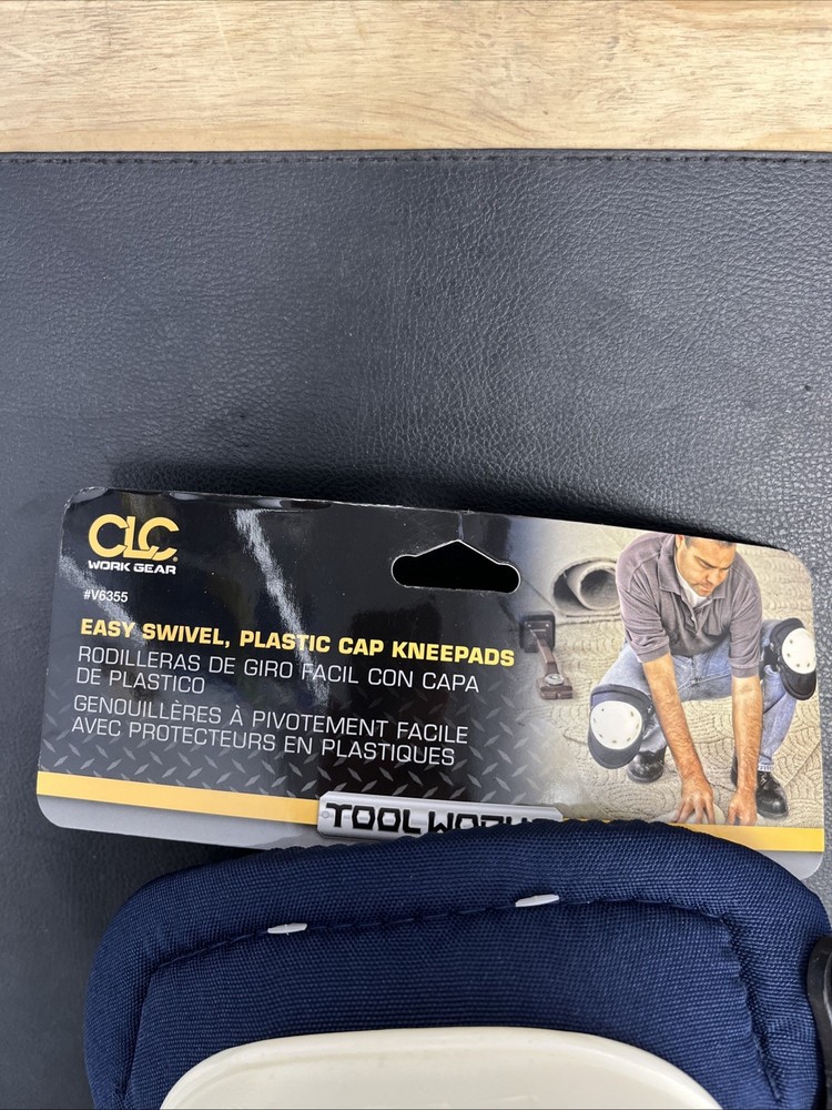 Clc Work Gear V6355 Knee Pad, Swivel, Foam Pad, Plastic Cap, Quick Release