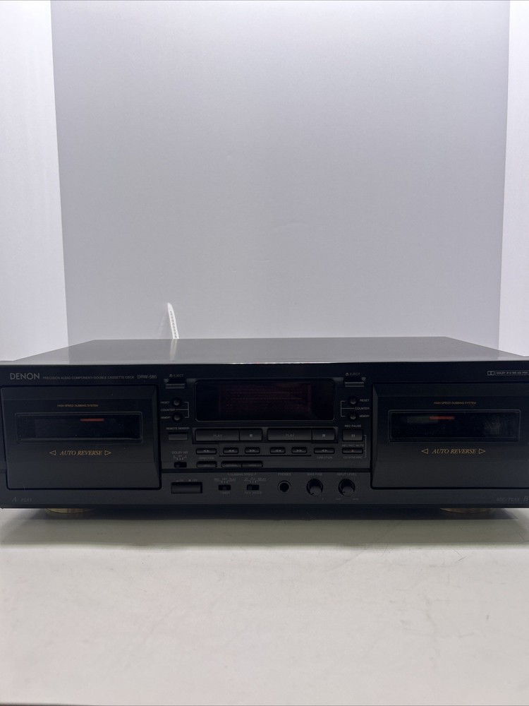 Denon DRW585 Precision Audio Component Dual Cassette Deck Player/Recorder