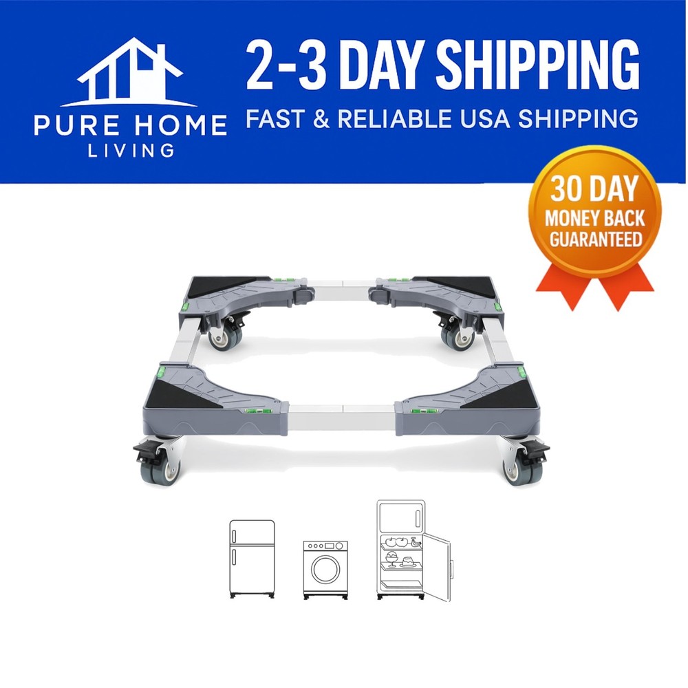 Versatile Appliance Dolly Cart with Locking Wheels - Adjustable from 16"-24.375"