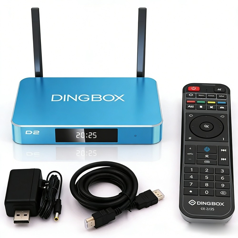 Same Day Shipping Dingbox D2 6K - 24/7 Extended Warranty Android WiFi Box