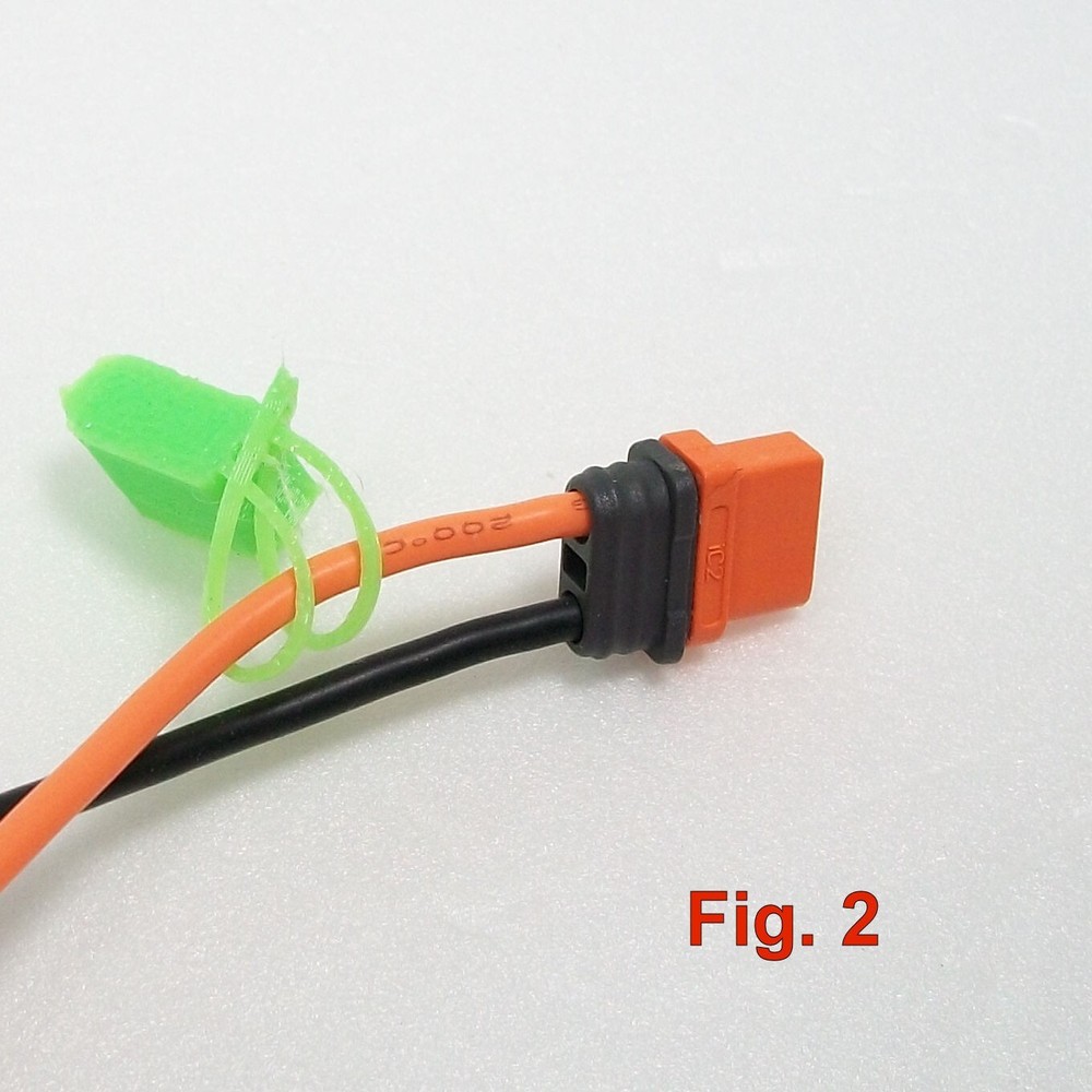 IC2 RC Battery Connector Cap Cover Charge Status Indicator Made with GREEN 12 pc