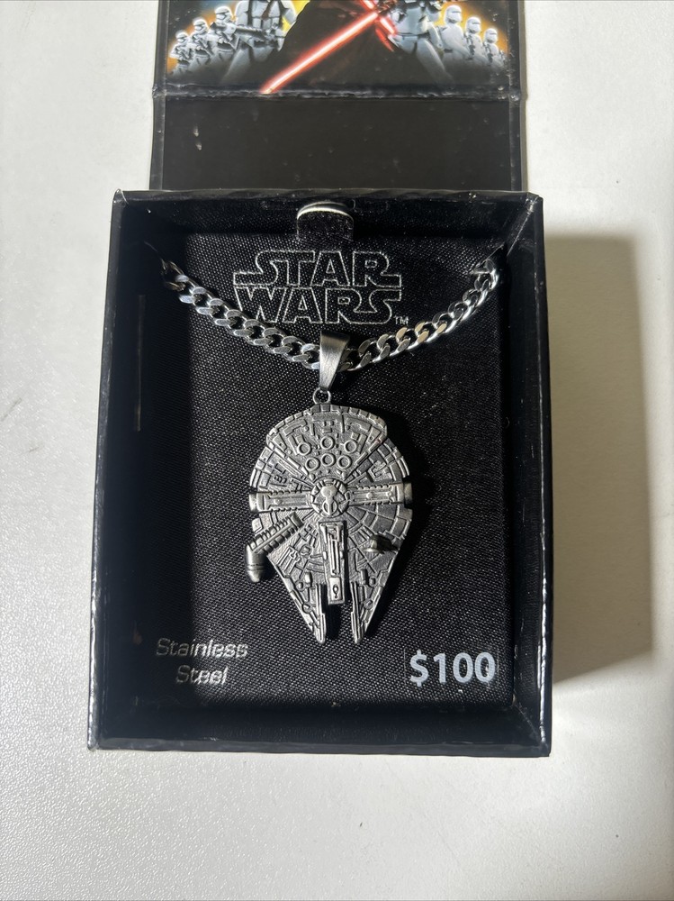 STAR WARS Millenium Falcon Necklace Stainless Steel