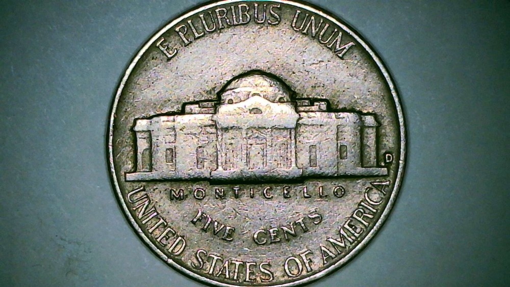 1954 D over S mint  mark Jefferson  Nickel errors