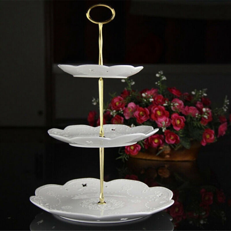 2/3 Tier Handle Fitting Plate Stand Cake Stand Hardware Rod Wedding Plate