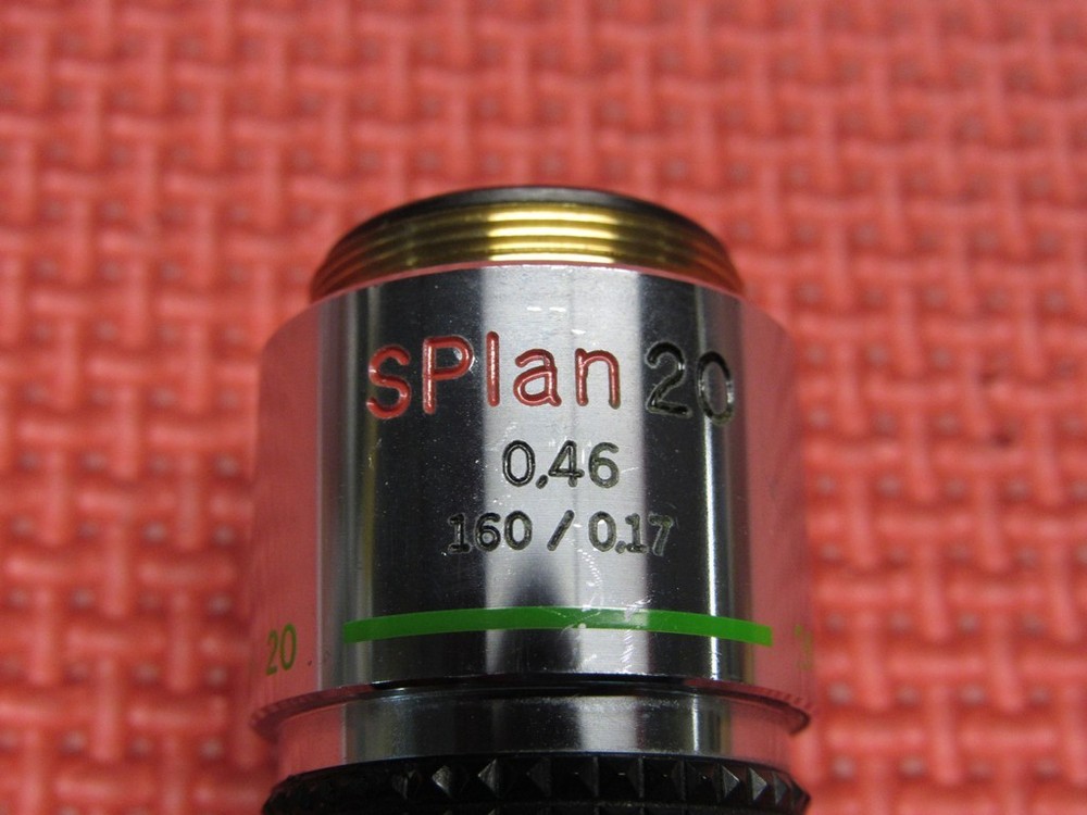 Olympus SPlan 20 Objective Lens 0.46 160/0.17 Microscope Objective