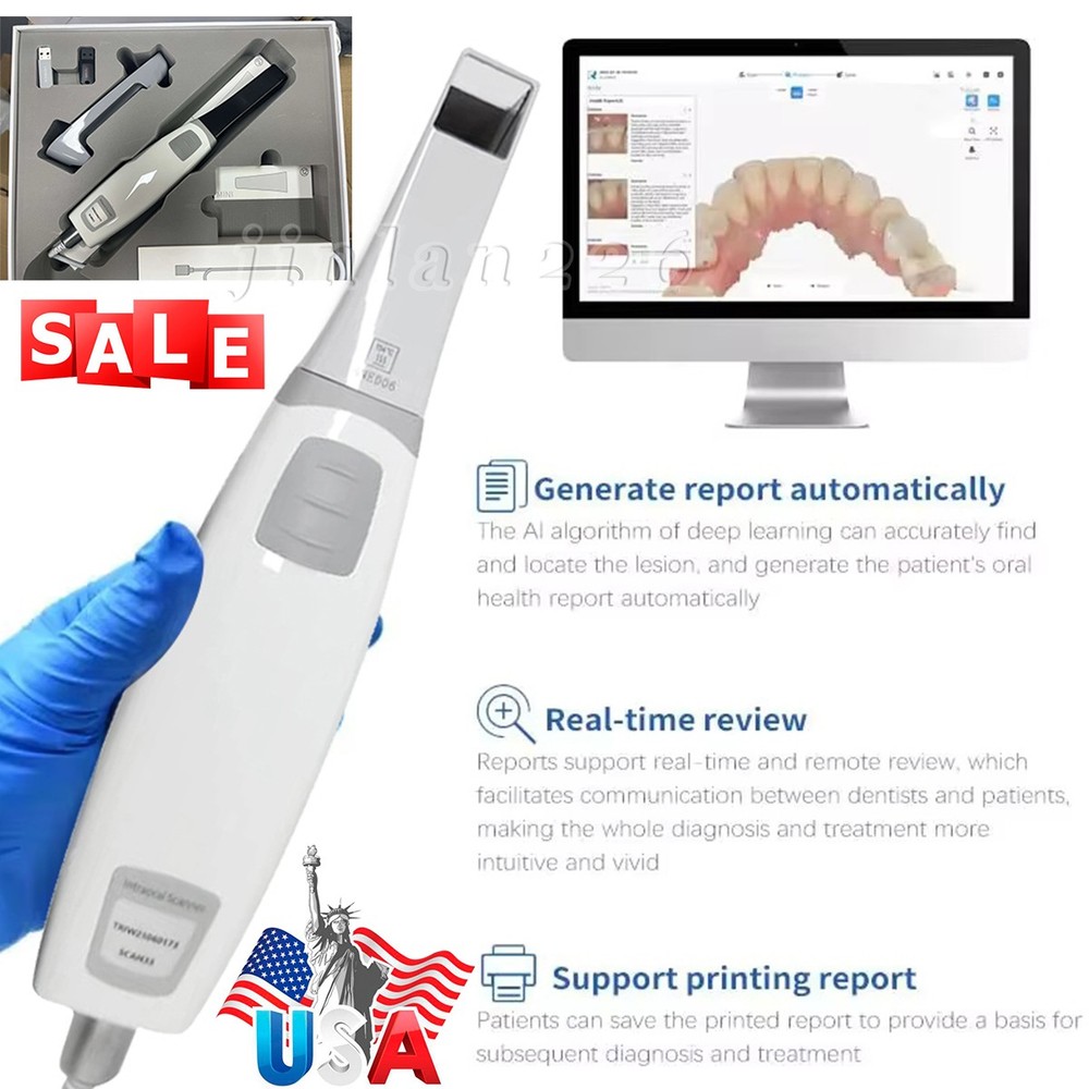 Dental Intra-oral 3D Scanner with Scanning Software