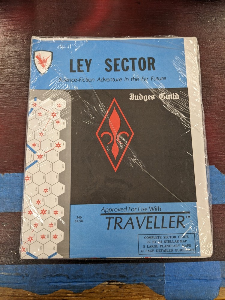 Ley Sector Judges Guild Traveller SW Shrink Wrap 340
