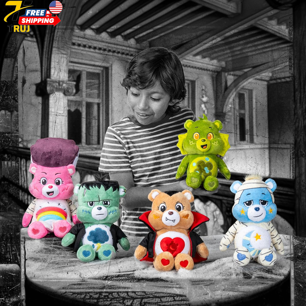 Care Bears Universal Monsters 9" Fun Size Plush Grumpy Bear as Frankenstein