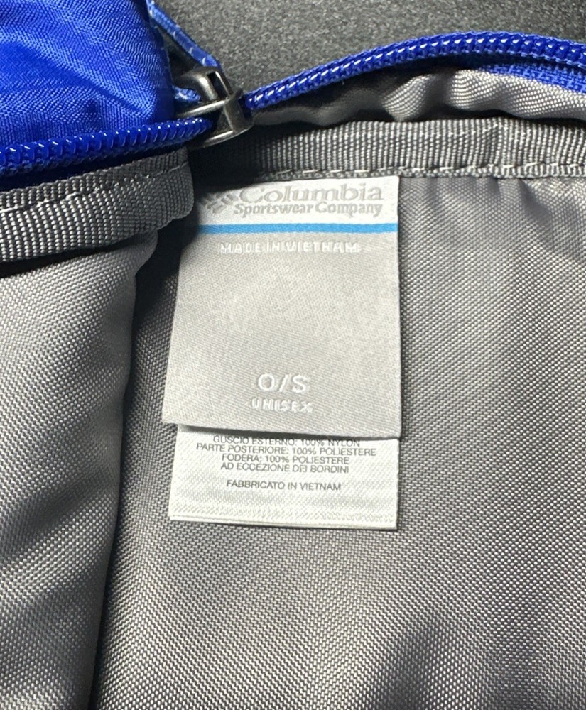 Columbia Hydration Backpack Blue And Gray Without bladder