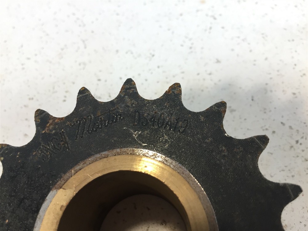 Martin DS40A19 Roller Chain Sprocket - Bushing Bore - Double Row