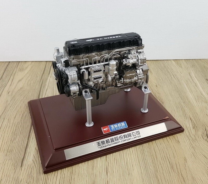 1:12 YC DIESEL Engine Transmission Construct Machine Equipment Diecast Model