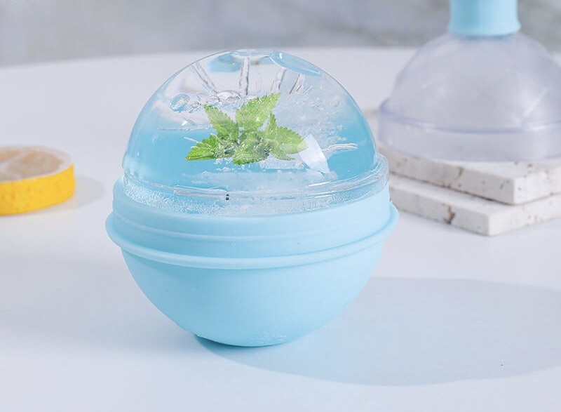 3 Pack Reusable Ice Ball Maker Easy Release Silicone Ice Sphere Mold