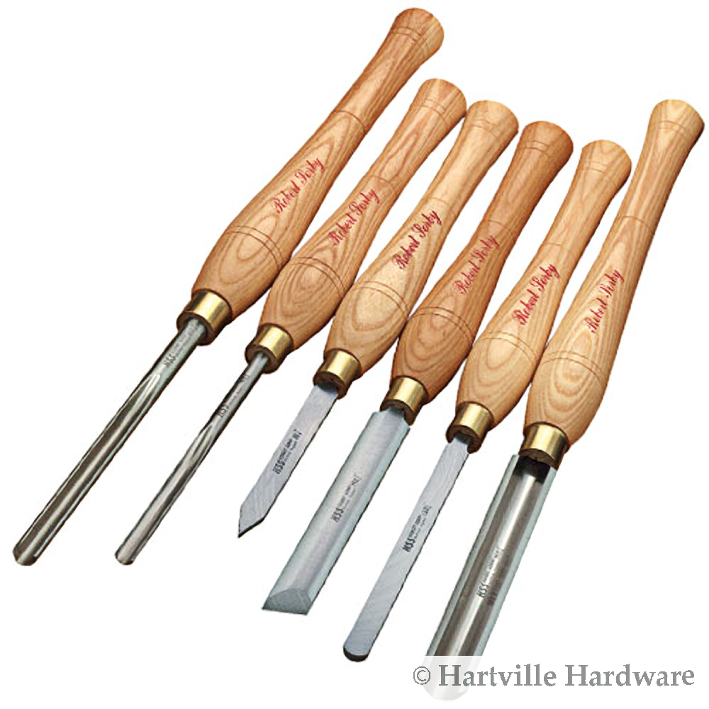 Robert Sorby #A67HS6T 6-Piece Beginners Turning Tool Set