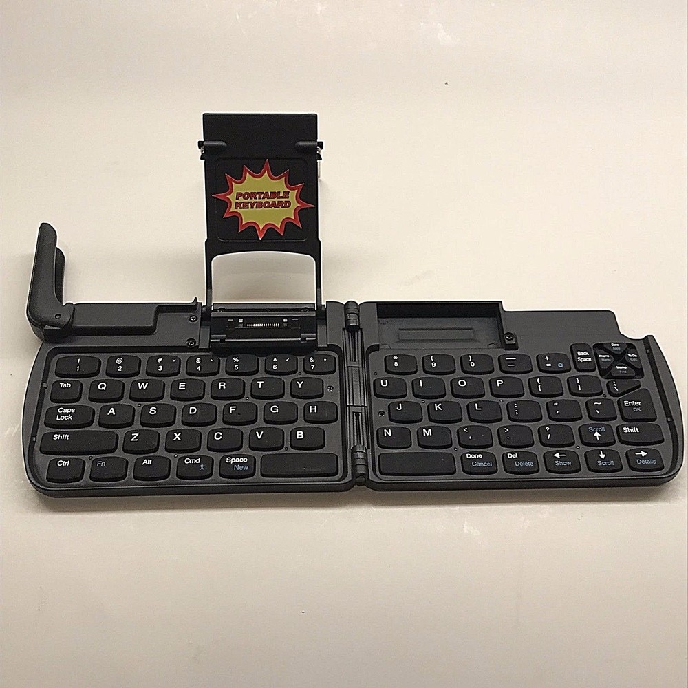 Portable Keyboard iConcepts Foldable Black