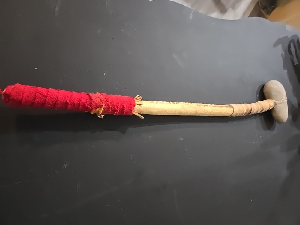 Ceremonial Tomahawk With Rock