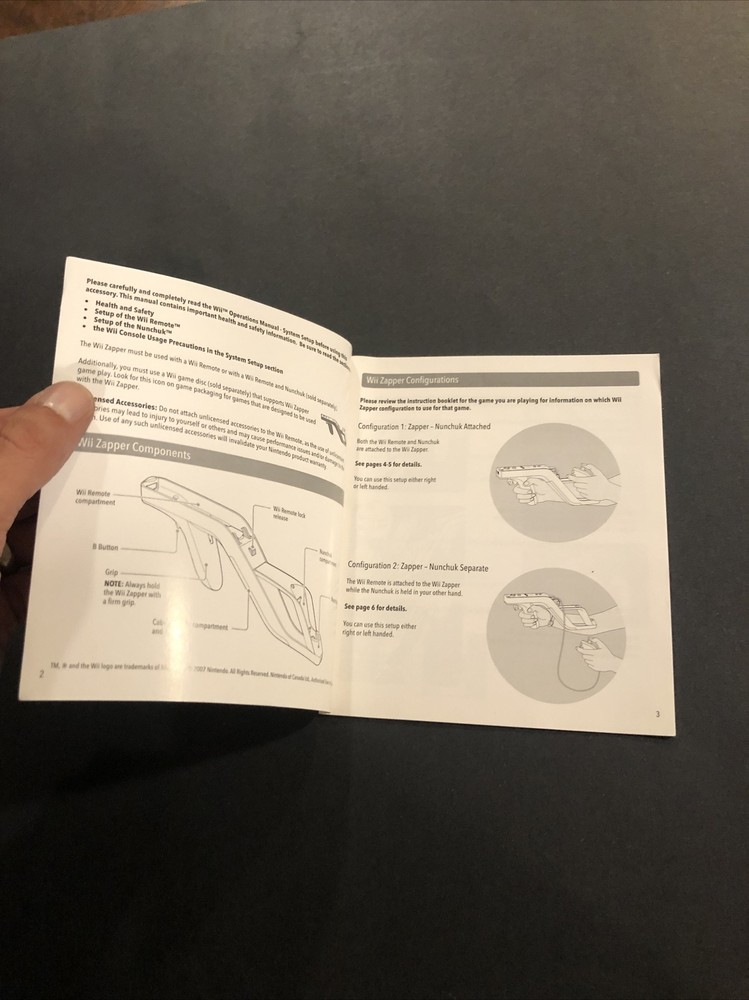 wii zapper manual