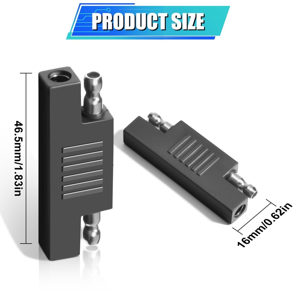 SAE Polarity Reverse Adapter - Quick Disconnect SAE Connector for Solar Panel...
