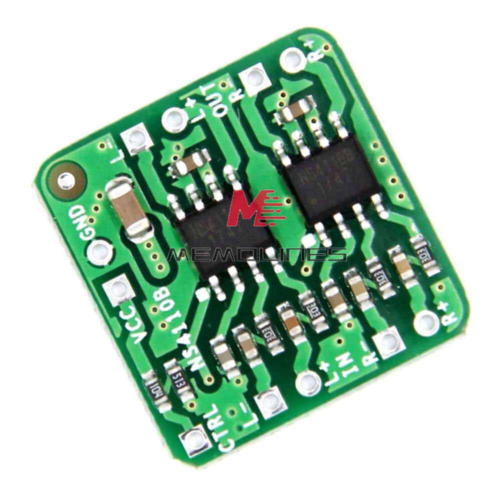 Differential Class-D/AB Audio Power Amplifier Board 2x18W NS4110B 6-14V Module