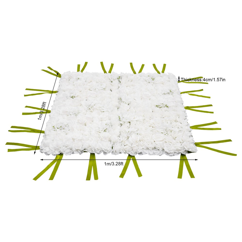 Artificial Flower DIY Wall Panel Wall Mat Silk Floral Wedding Party Background